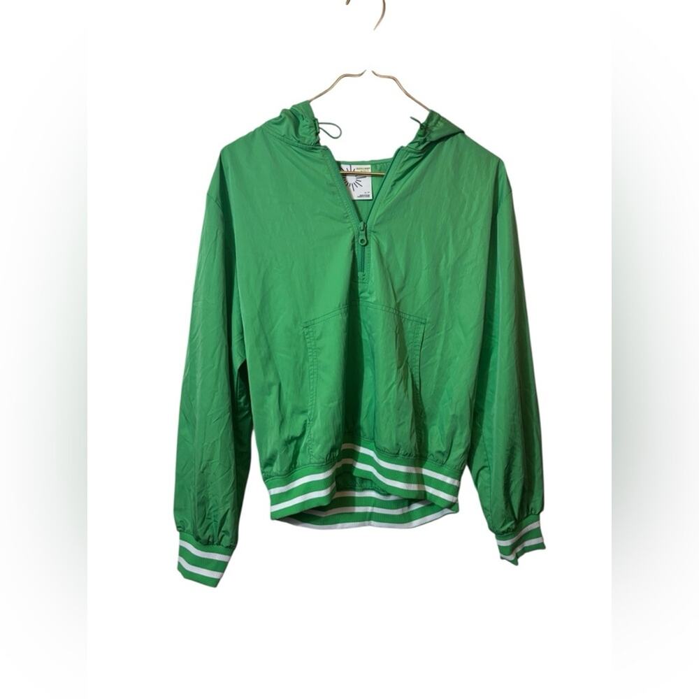 AERIE | green jacket windbreaker small